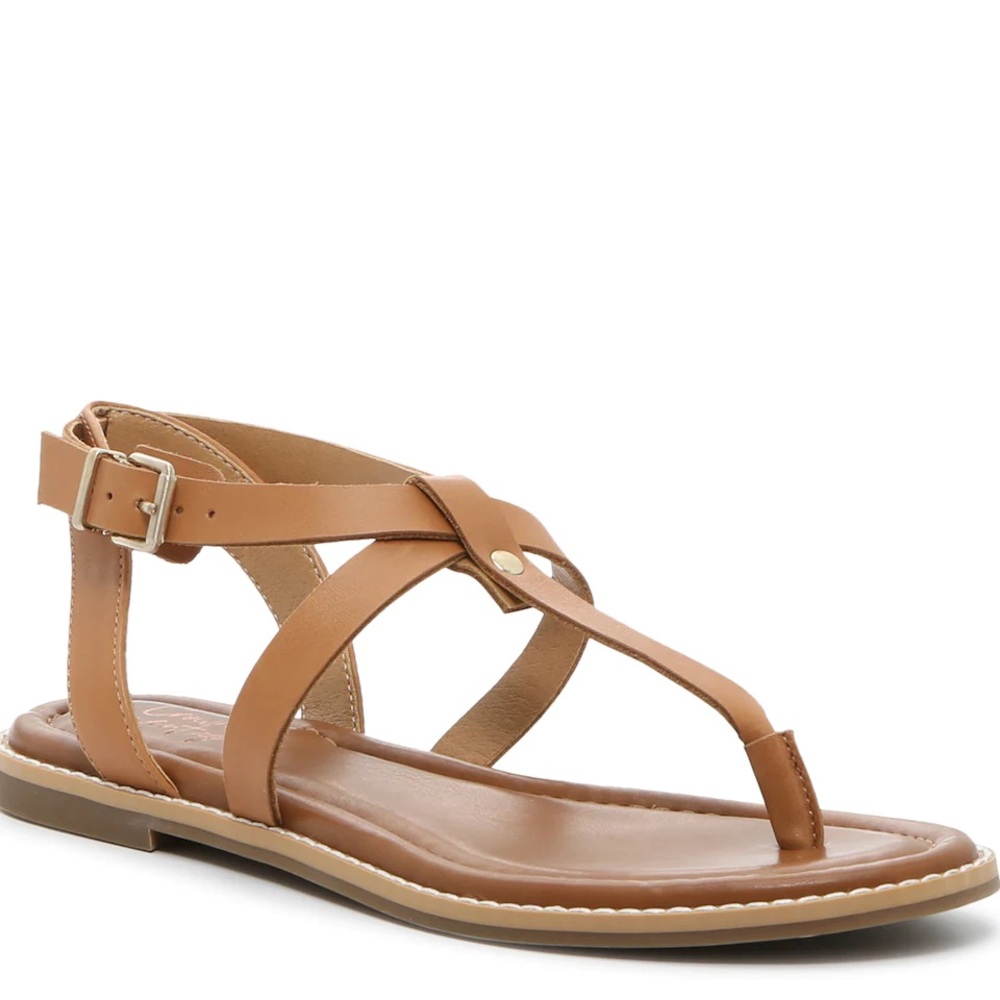 Crown Vintage Paysen Strappy Sandal in Cognac